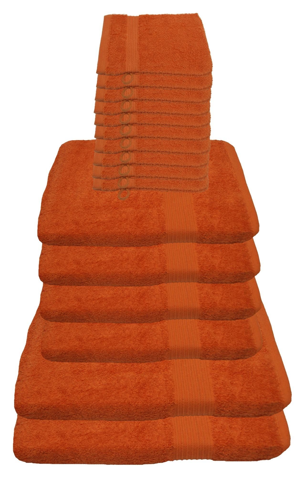 Julie Julsen Handtücher 16-Handtücher-Terrakotta, Baumwolle (16-St) günstig online kaufen