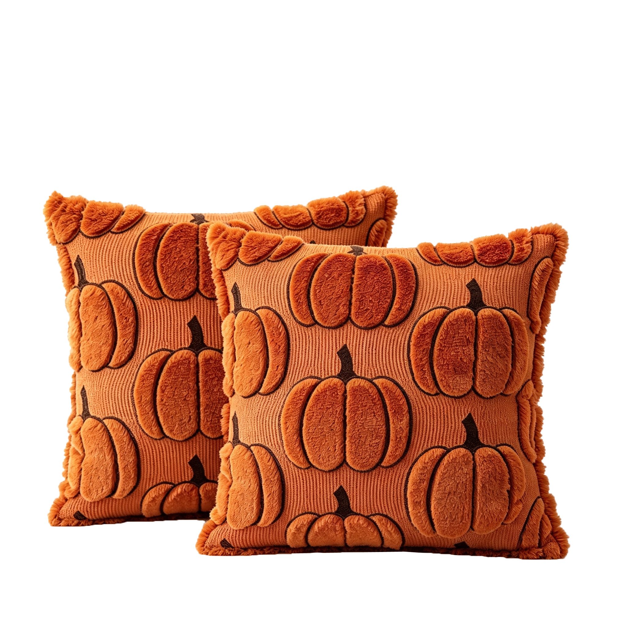 Sorvyzxn Kissenbezug 1/2-teiliges Herbst-Kissenbezug-Set, Kürbis-Motiv-Kissenbezüge, (2 Stück), dekorative Kissenhüllen, geeignet für Halloween, Thanksgiving usw