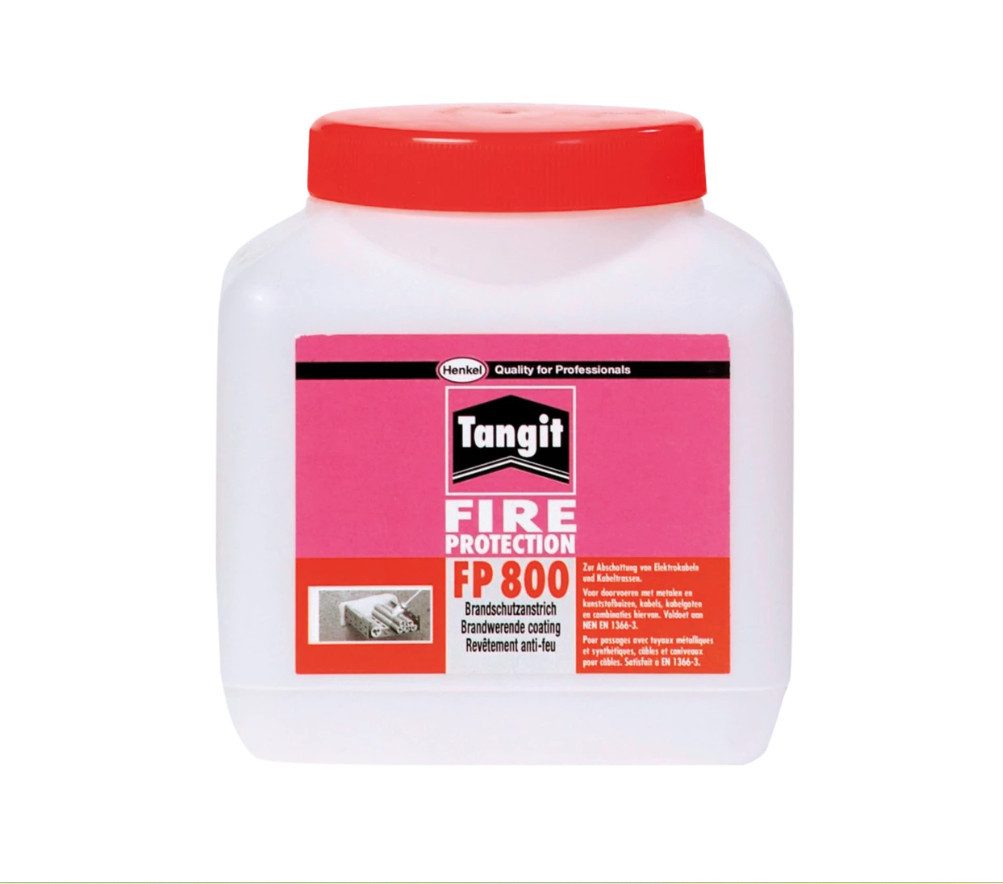 HENKEL Dichtstoff Tangit FP 800 Brandschutz-Anstrich 1 kg, Brandschutzbeschichtung, Kunstharzdispersion, nur in Kombination mit FP 550 2K Brandschutzschaum