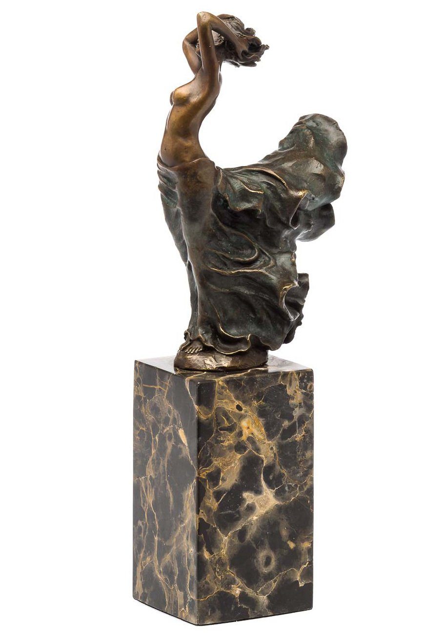 erotische 33cm Bronze Akt Antik-Stil Skulptur Kunst Figur Bronzeskulptur Frau - Aubaho
