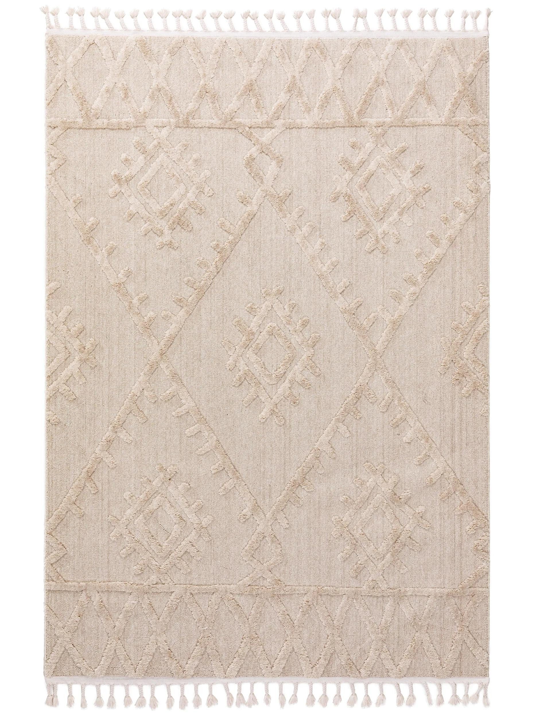 benuta Teppich Oyo, rechteckig, Höhe: 11 mm, Teppich Wohnzimmer, Esszimmer, Schlafzimmer, Flur, Boho, Weich