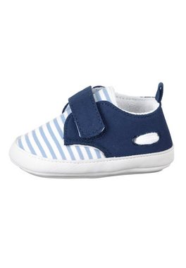 Sterntaler® Babyschuh Streifen Krabbelschuh (1-tlg., Baby Hausschuhe mit Streifenoptik, Babyschuhe weich) Krabbelschuhe Baby mit Klettverschluss und Anti-Rutsch-Sohle