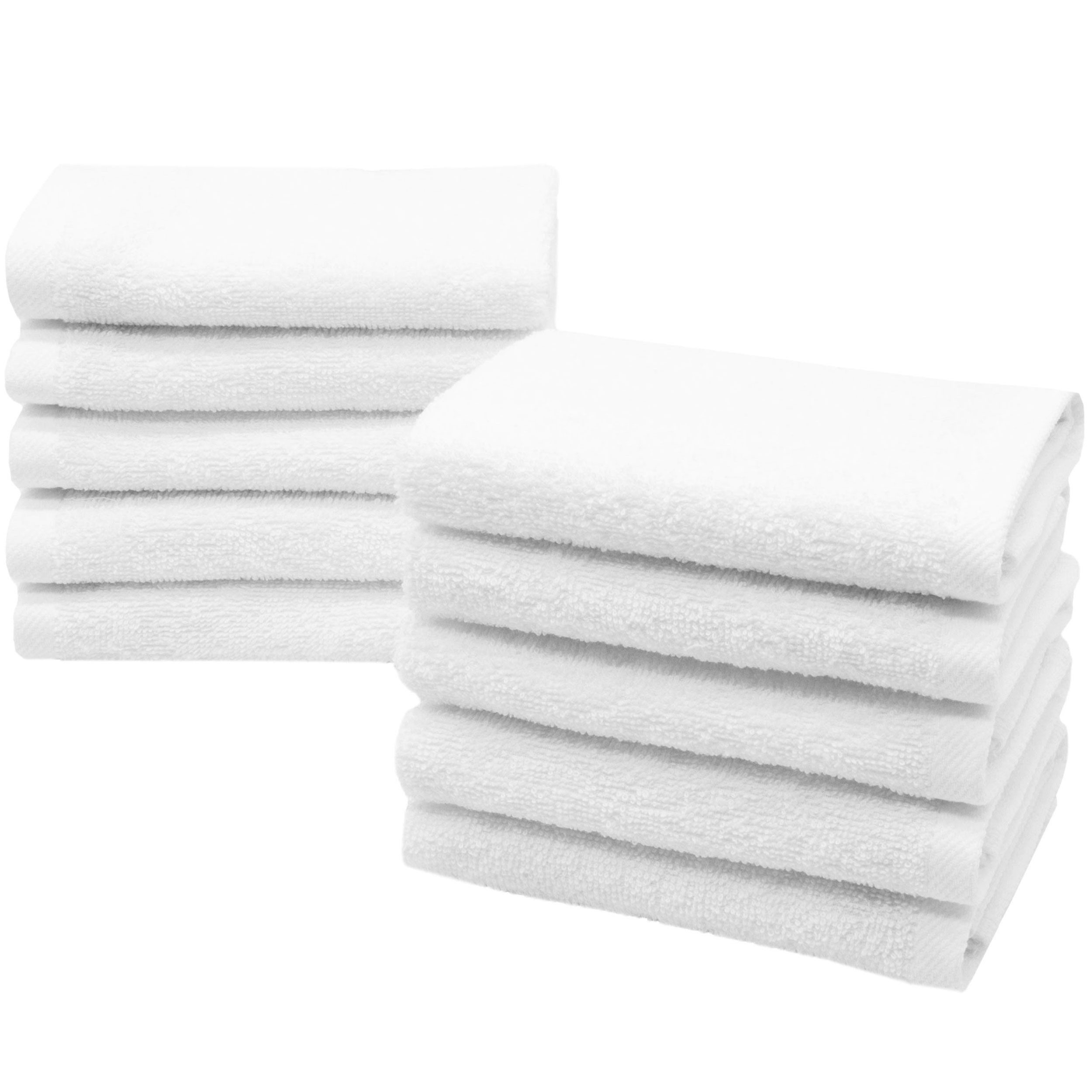 ZOLLNER Seiftuch, (10-St), 30 x 30 cm, 100% Baumwolle, vom Hotelwäschespezialisten