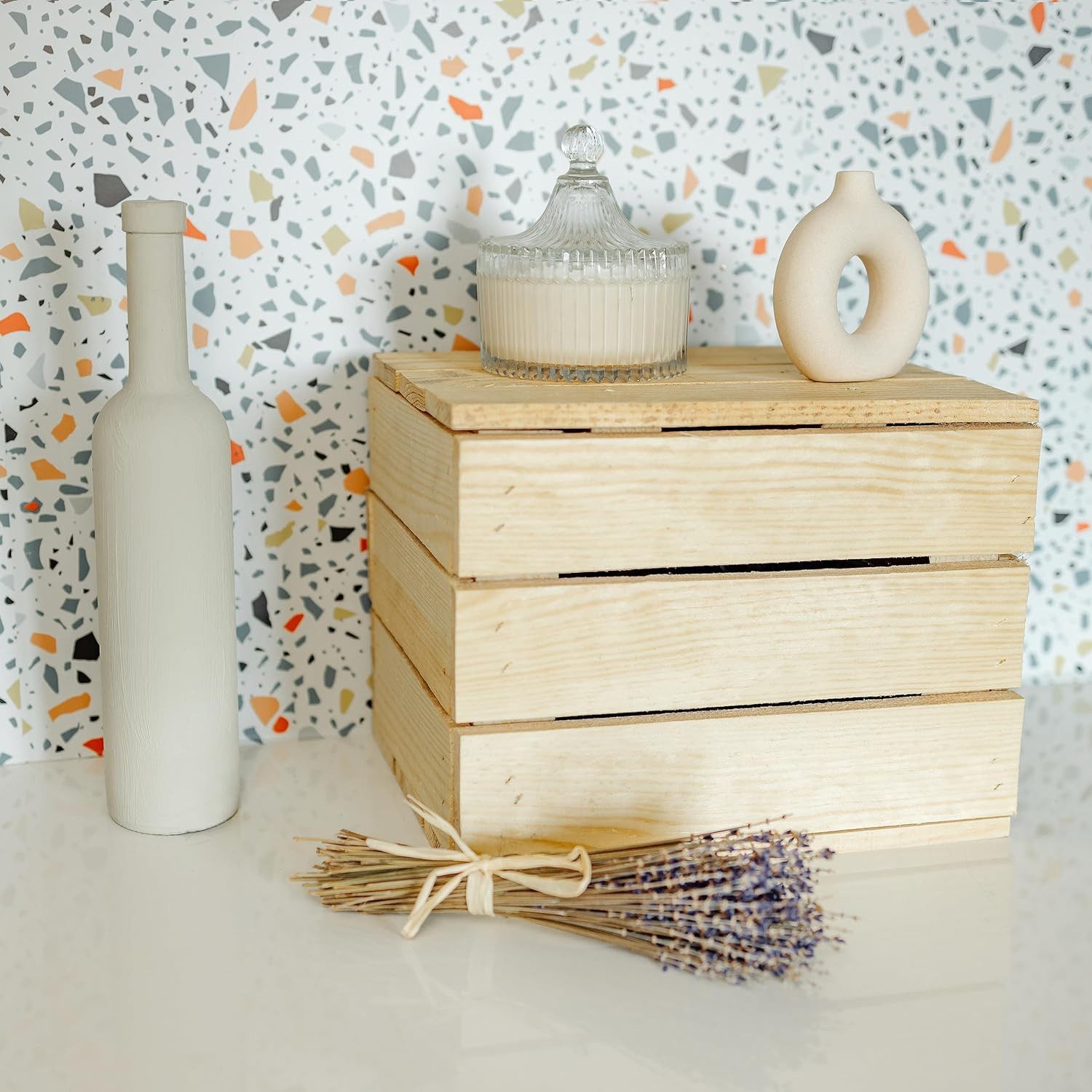 Creative Deco Aufbewahrungsbox Holztruhe Holzkiste mit günstig online kaufen