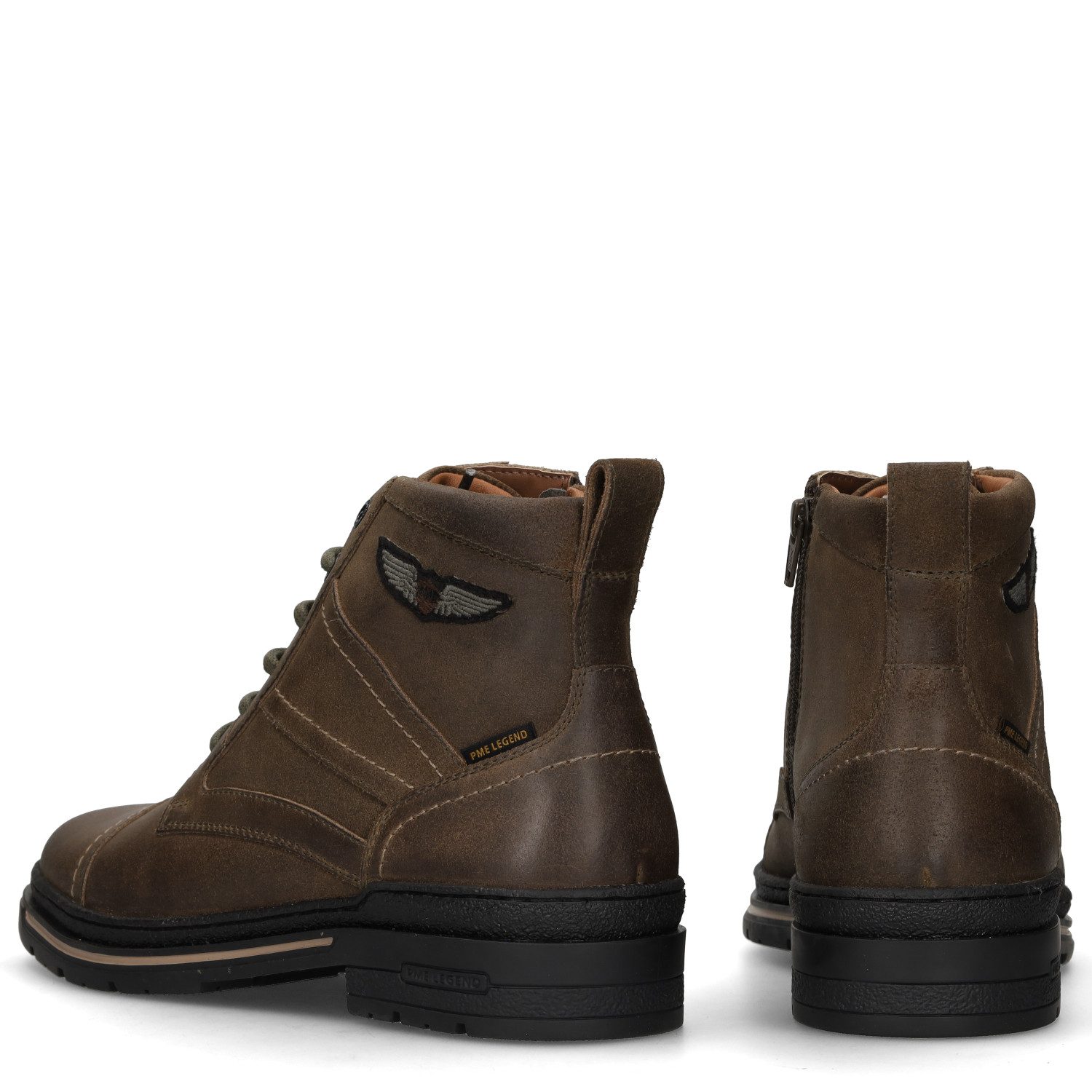 PME LEGEND TARMAC Schnürstiefelette Schnürboots, Workerboots mit Anziehlasche und Reißverschluss – Bild 2 von 5