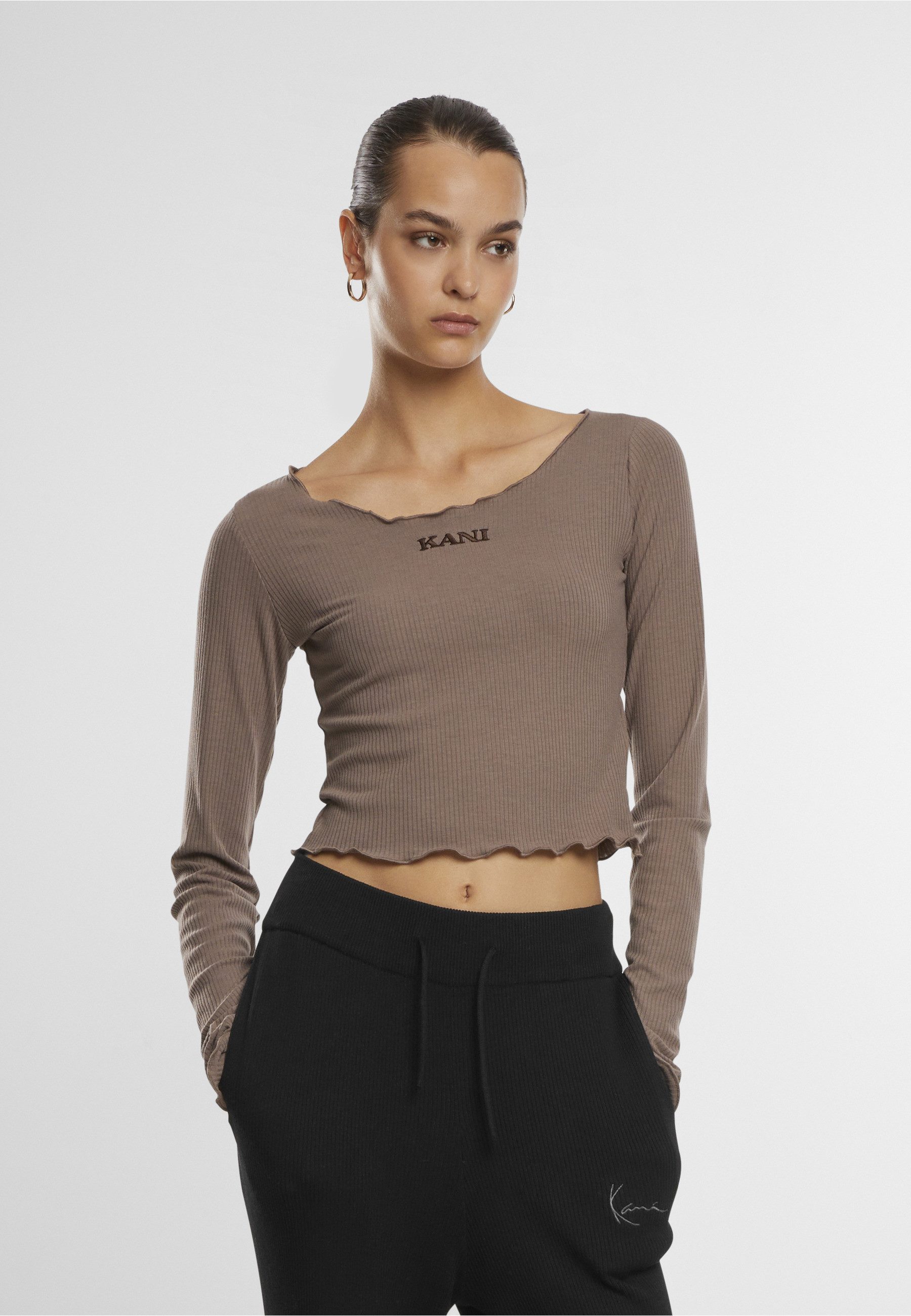 Karl Kani Longsleeve Karl Kani Karl Kani Retro Short Rib LS (1-tlg)