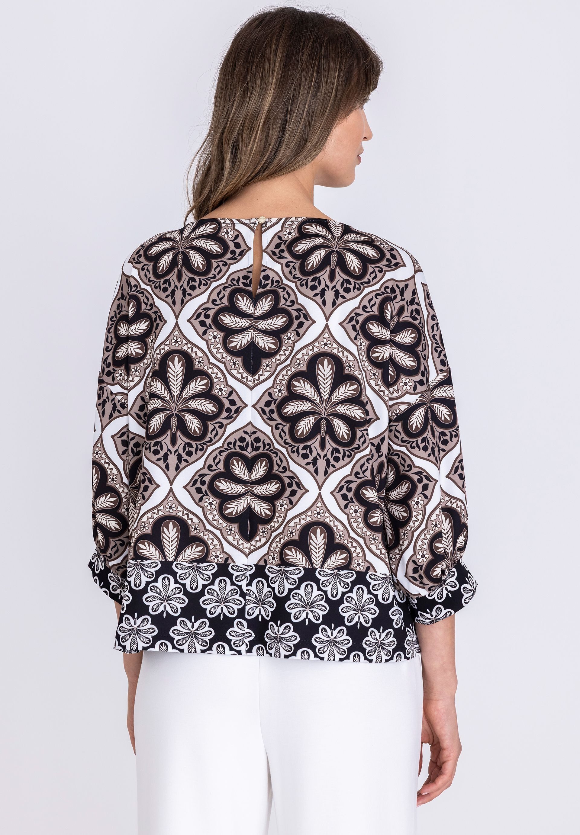 TUZZI Klassische Bluse mit elastischem Bund