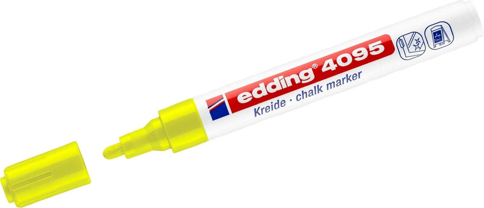 Filzstift Kreidemarker edding 4095 2-3mm neongelb