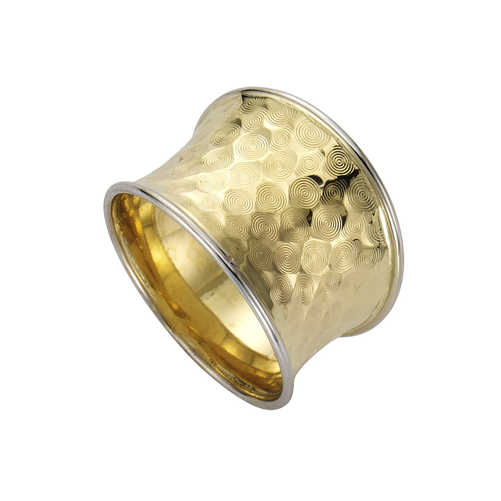 Fascination by Ellen K. Fingerring 333 Gold zweifarbig diamantiert