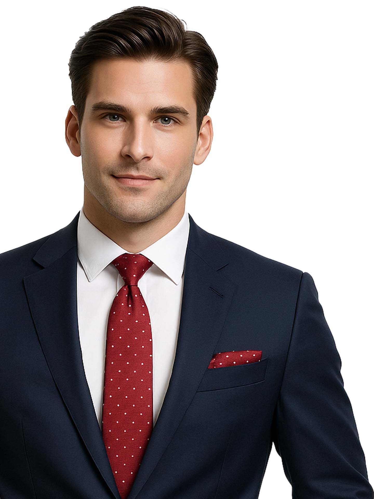 Moschen-Bayern Krawatte Seidenkrawatte Krawatte Herrenkrawatte 100% Seide 3-tlg. Geschenkbox Krawatten-Set - Krawatte + Einstecktuch + Manschettenknöpfe