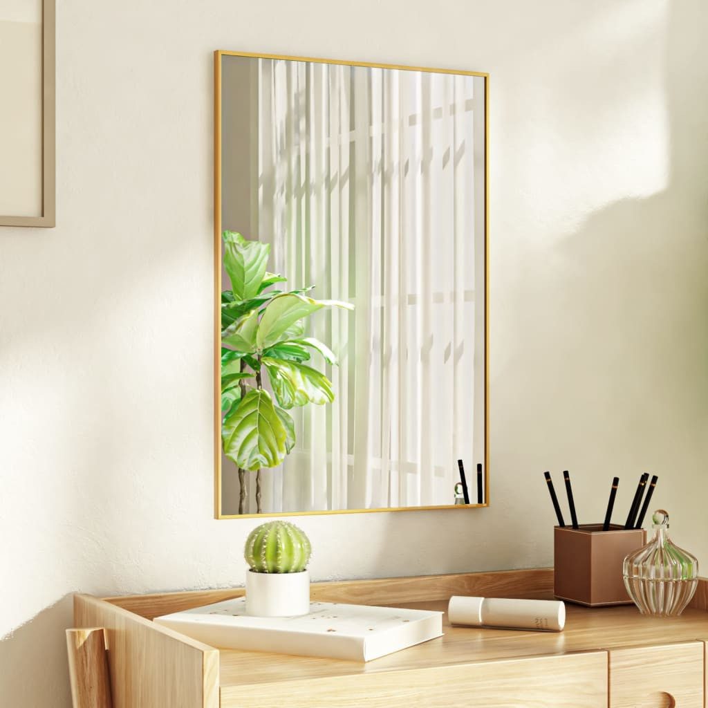 vidaXL Spiegel Türspiegel Golden 40x60 cm günstig online kaufen