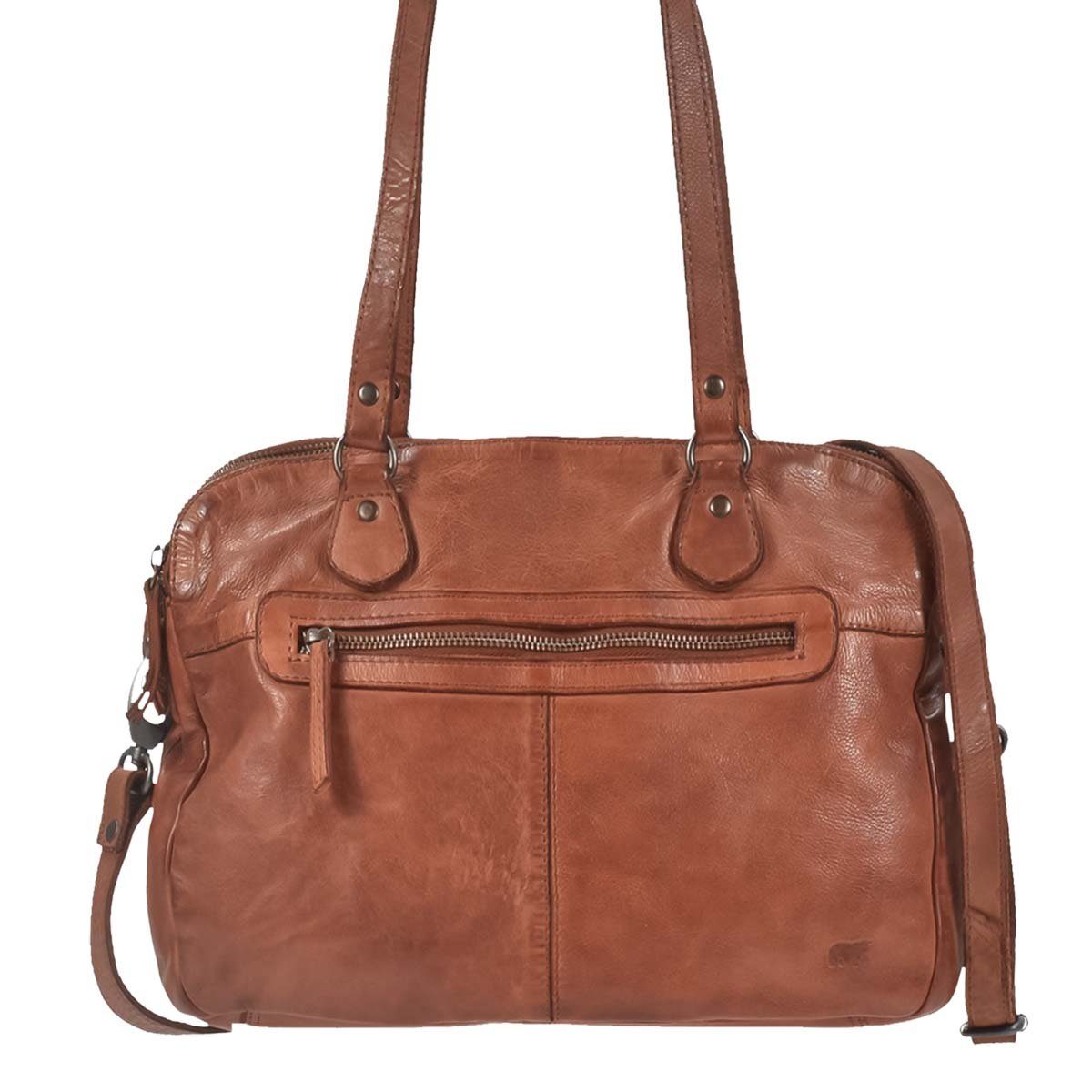 Bear Design Umhängetasche "Lieke" Cow Lavato Leder, Handtasche, 2 getrennte günstig online kaufen