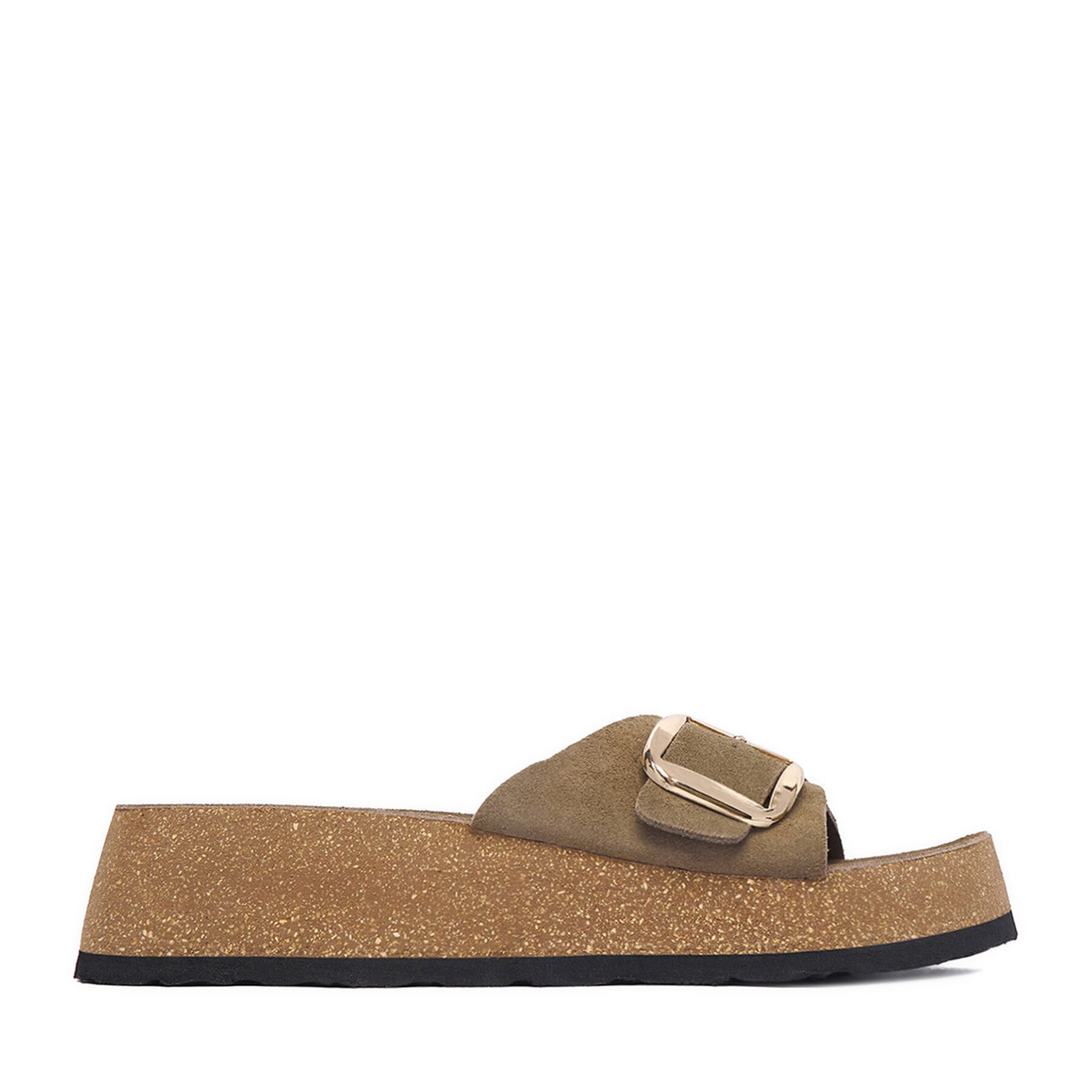LASOCKI Lasocki Damen-Flip-Flops in Khaki Badepantolette