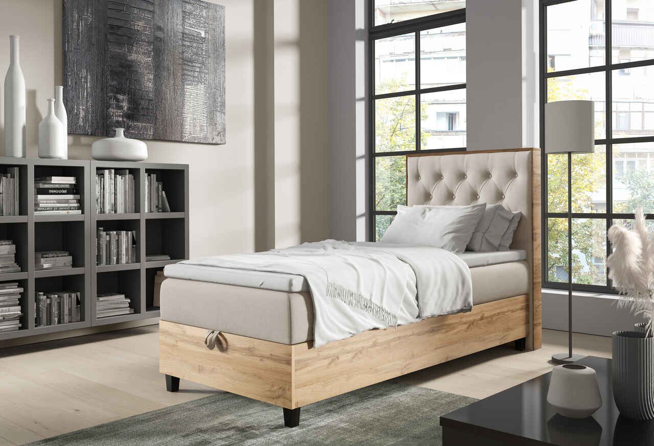 Best for Home Boxspringbett Boxspringbett Trinity K-14 Plate Single mit Bet günstig online kaufen