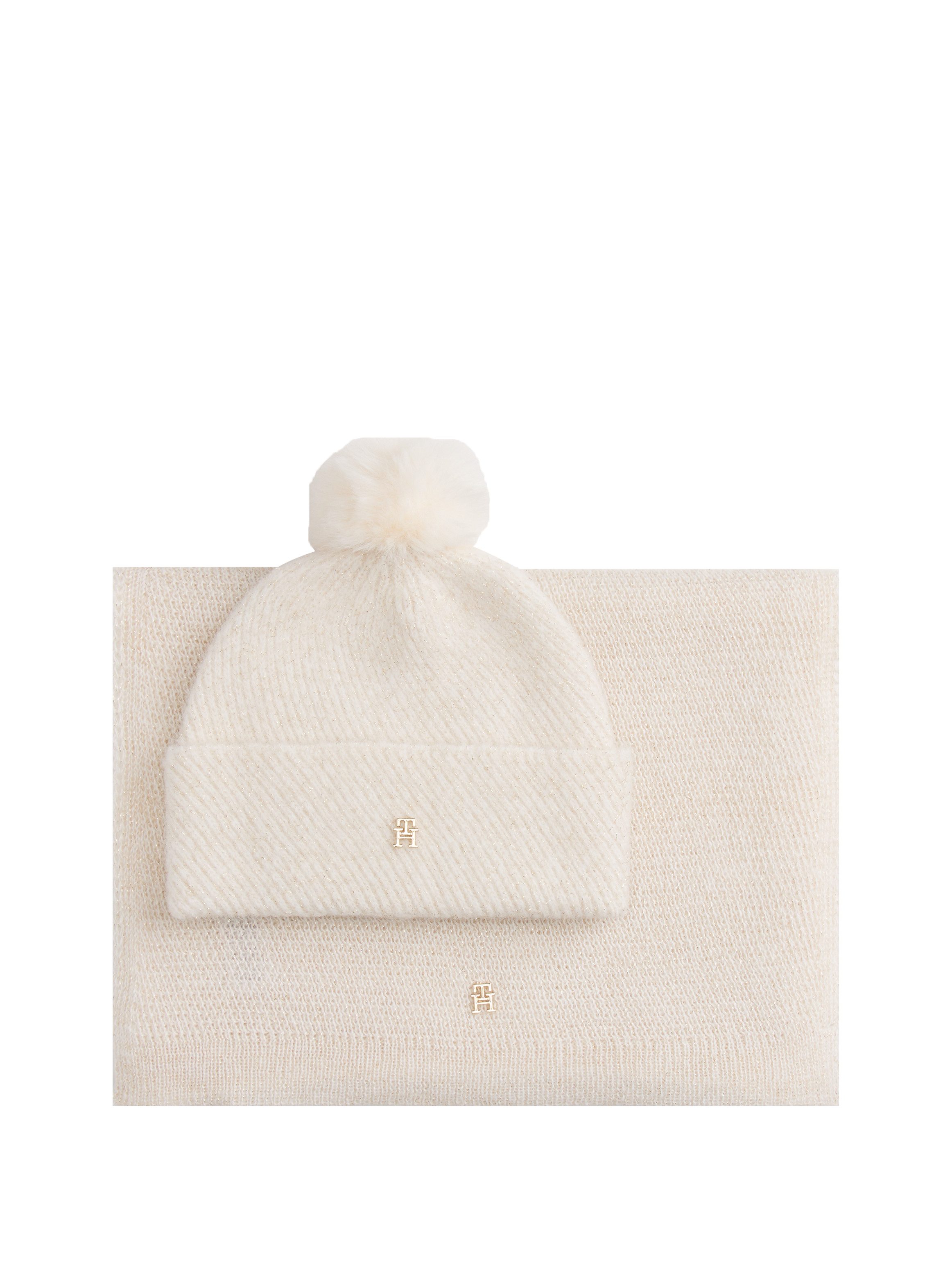 Tommy Hilfiger Beanie POM POM LUREX günstig online kaufen