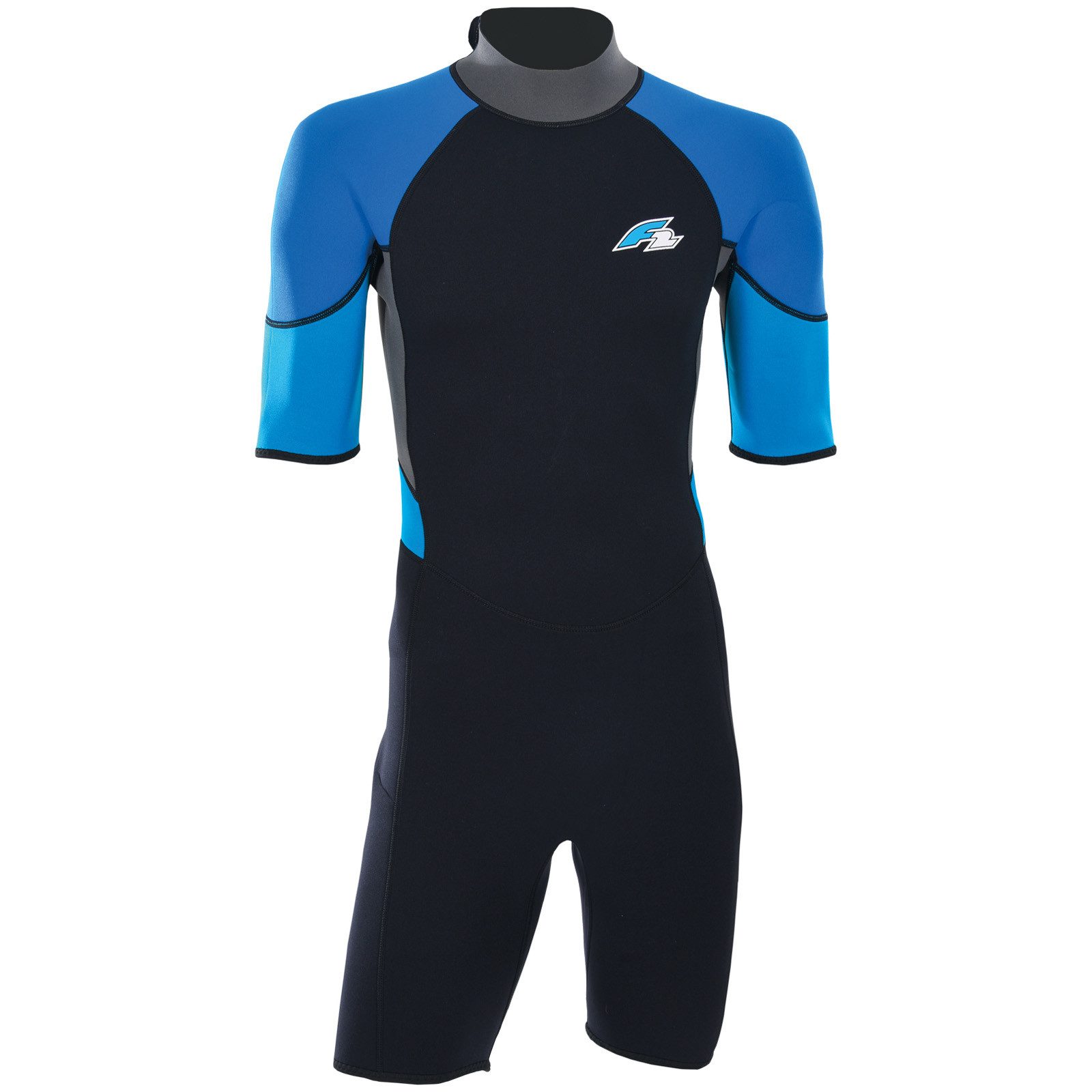 F2 Neoprenanzug F2 Herren Neopren Anzug Rebel - Shorty 3/2 mm M Blau