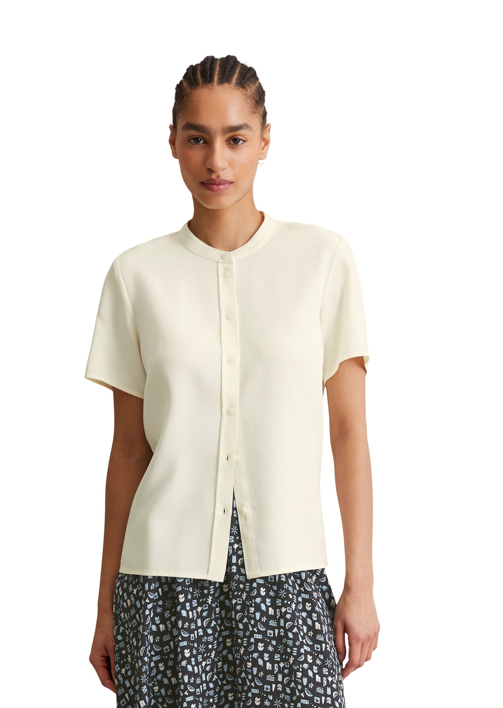 Kurzarmbluse aus TENCEL™ Lyocell