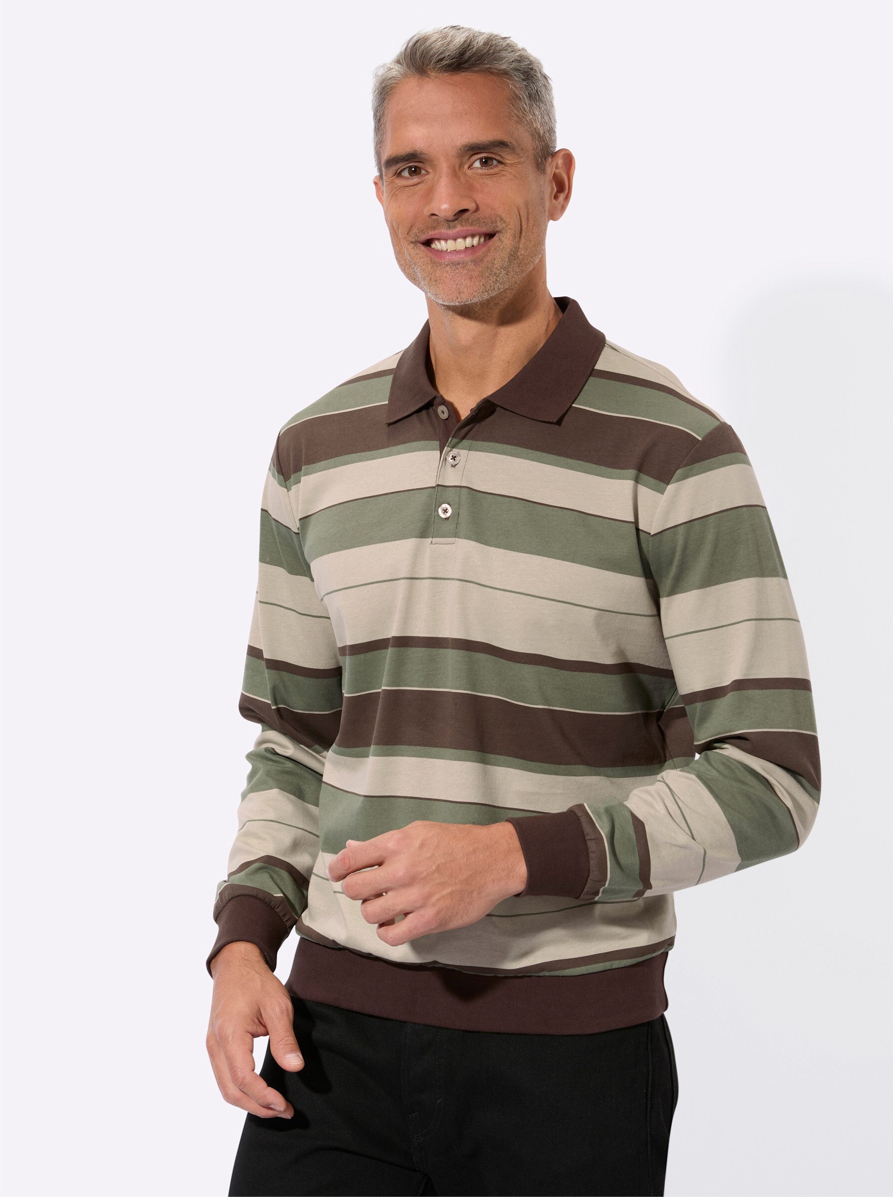 Sieh an! T-Shirt Poloshirt Langarm