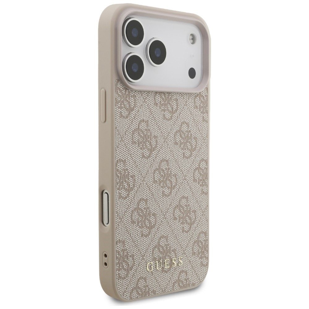 Guess Handyhülle Classic iPhone 18 Pro Max Schutzhülle Case Kunstleder Logo Metall 6,9 Zoll, Kantenschutz – Bild 4 von 5