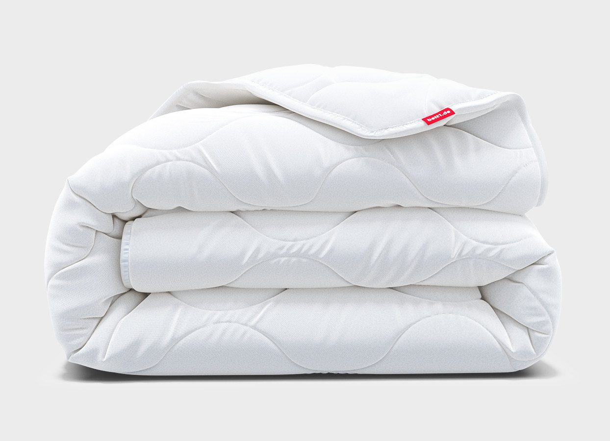 bett1.de Sommerbettdecke BODYGUARD® Sommerdecke leicht, angenehm luftig, Bezug: 100% Baumwolle, waschbar bei 40° C