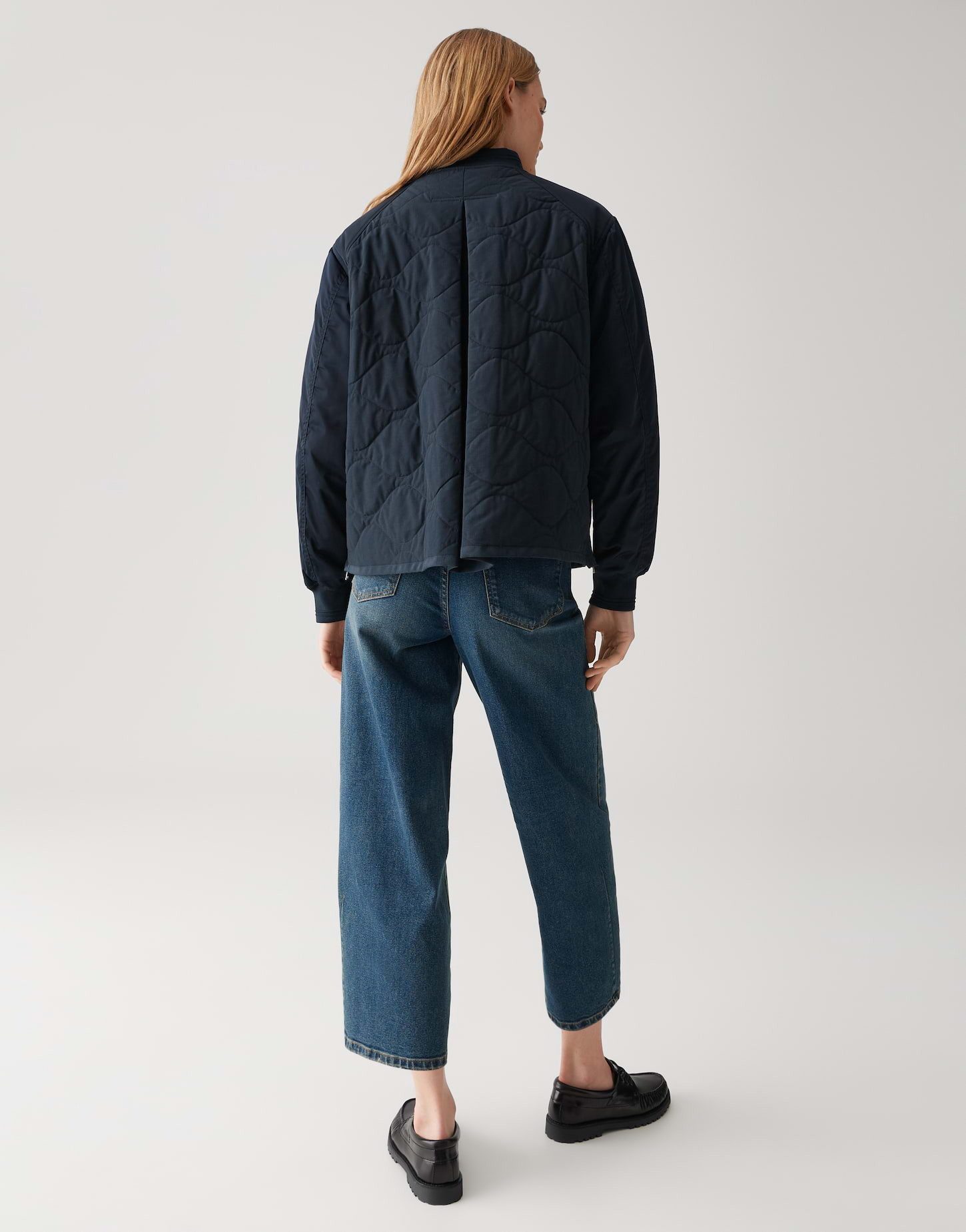 OPUS Steppjacke HARPAR mit Onion Steppung Blousonkragen, Innentasche, verdeckter Reißverschluss