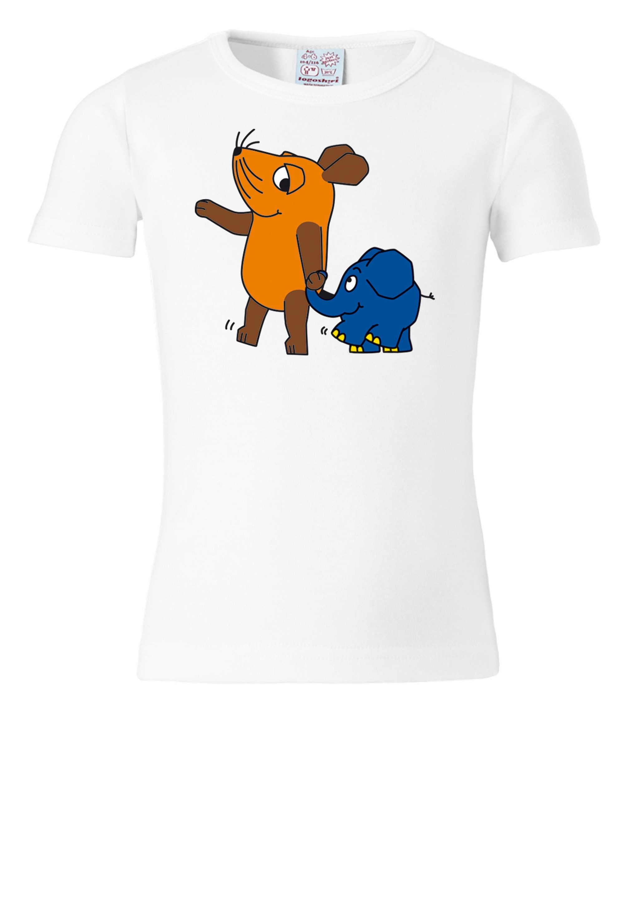 T-Shirt Sendung mit der Maus - Maus & Elefant