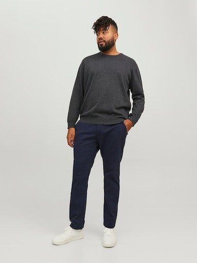 Jack & Jones PlusSize Chinohose JPSTMARCO JJDAVE LC NOOS PLS Baumwollmischung, slim fit