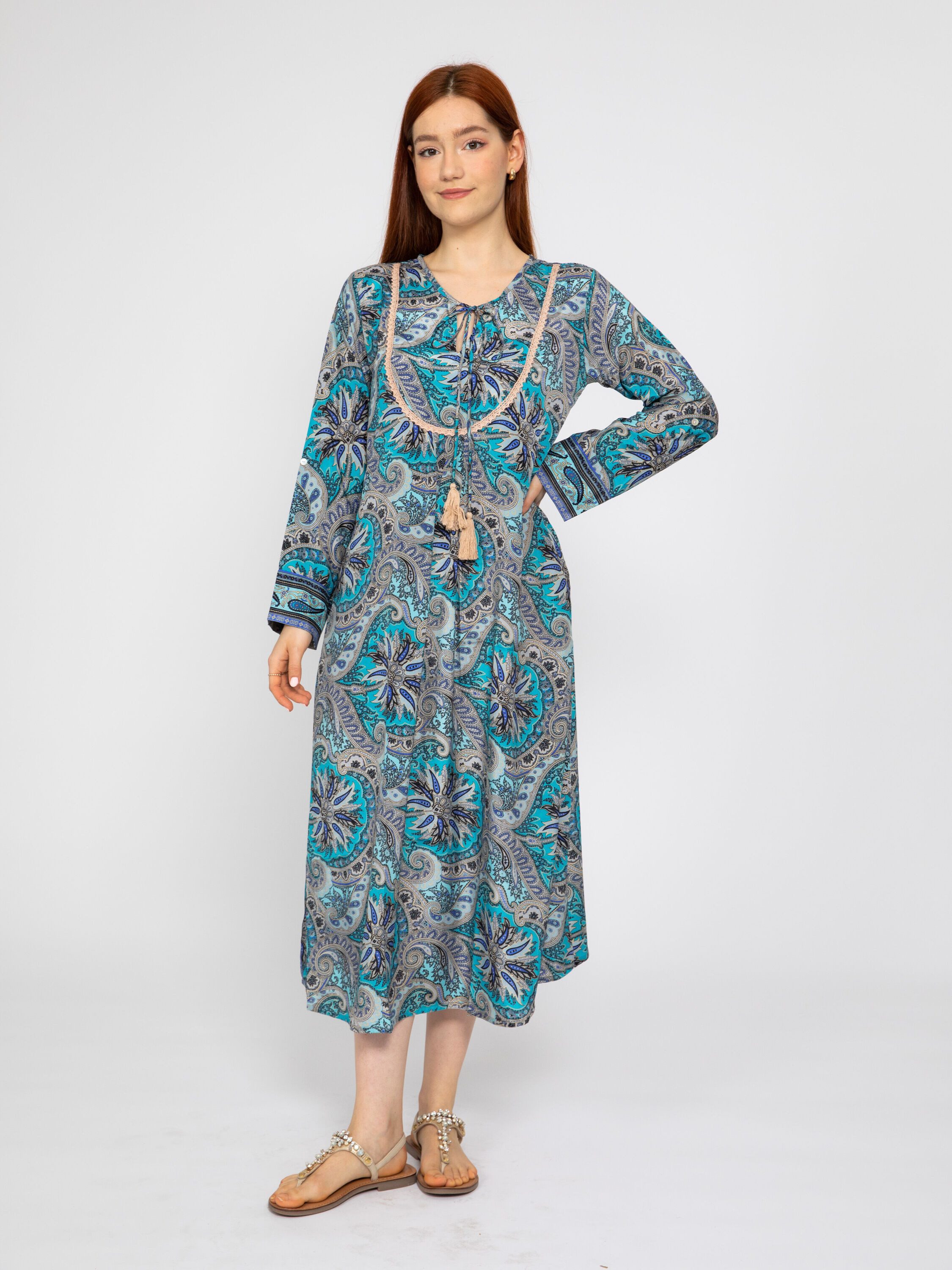 VICCI Germany A-Linien-Kleid (1-tlg) aus Seide günstig online kaufen