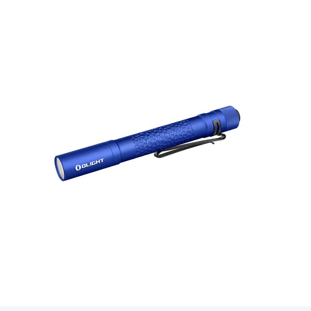OLIGHT LED Taschenlampe I5T Plus Pebble LED Taschenlampe Superhelle Kleine Stiftlampe, Geeignet für Joggen, Wandern, Camping und Angeln. Blau