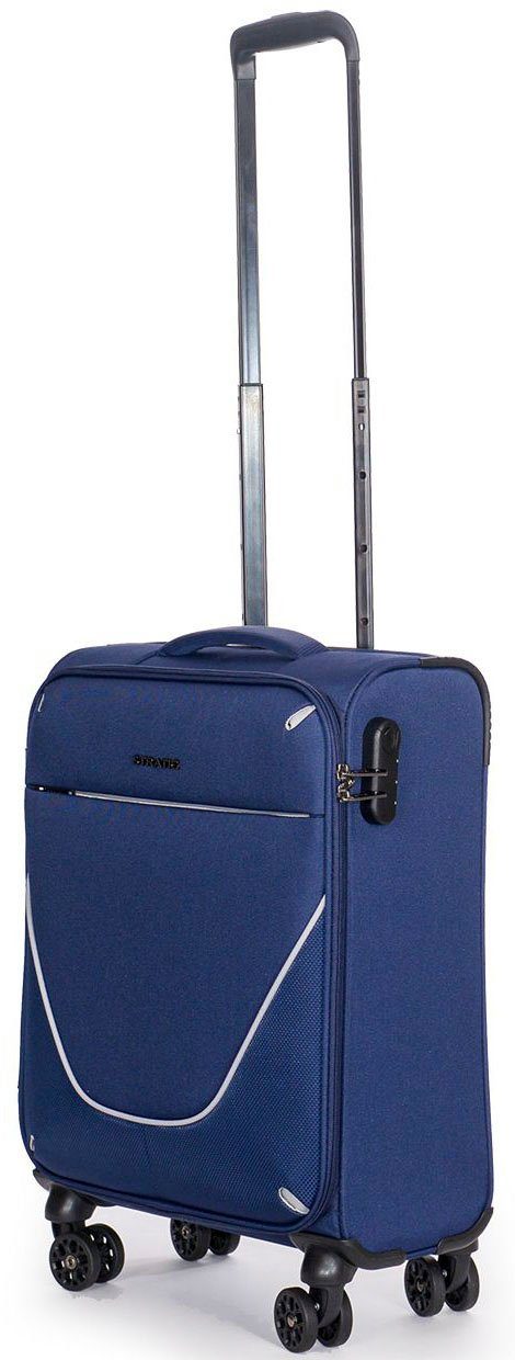 Stratic Weichgepäck-Trolley Strong S, navy, Rollen 4