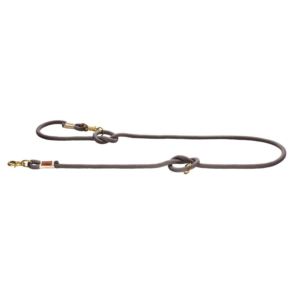 Hunter Tierbedarf Hundeleine Verstellbare Führleine Sansibar Rantum grau