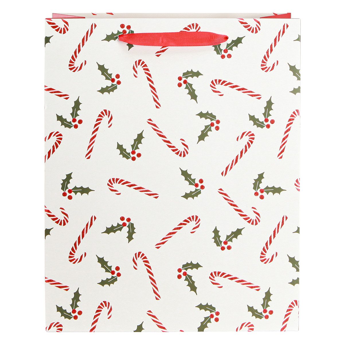 Kaemingk Tragetasche Weihnachtliche Geschenktasche mit Festmotiv und, 2 Stück