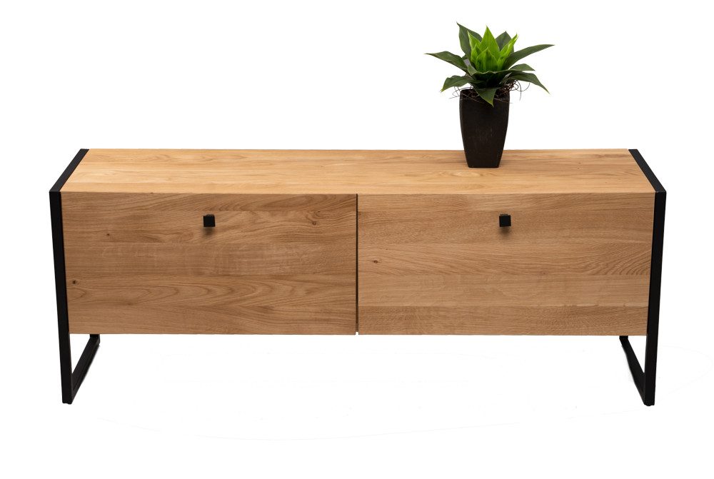 bv-vertrieb Lowboard TV-Lowboard Fernsehschrank TV Schrank Eiche Wildeiche