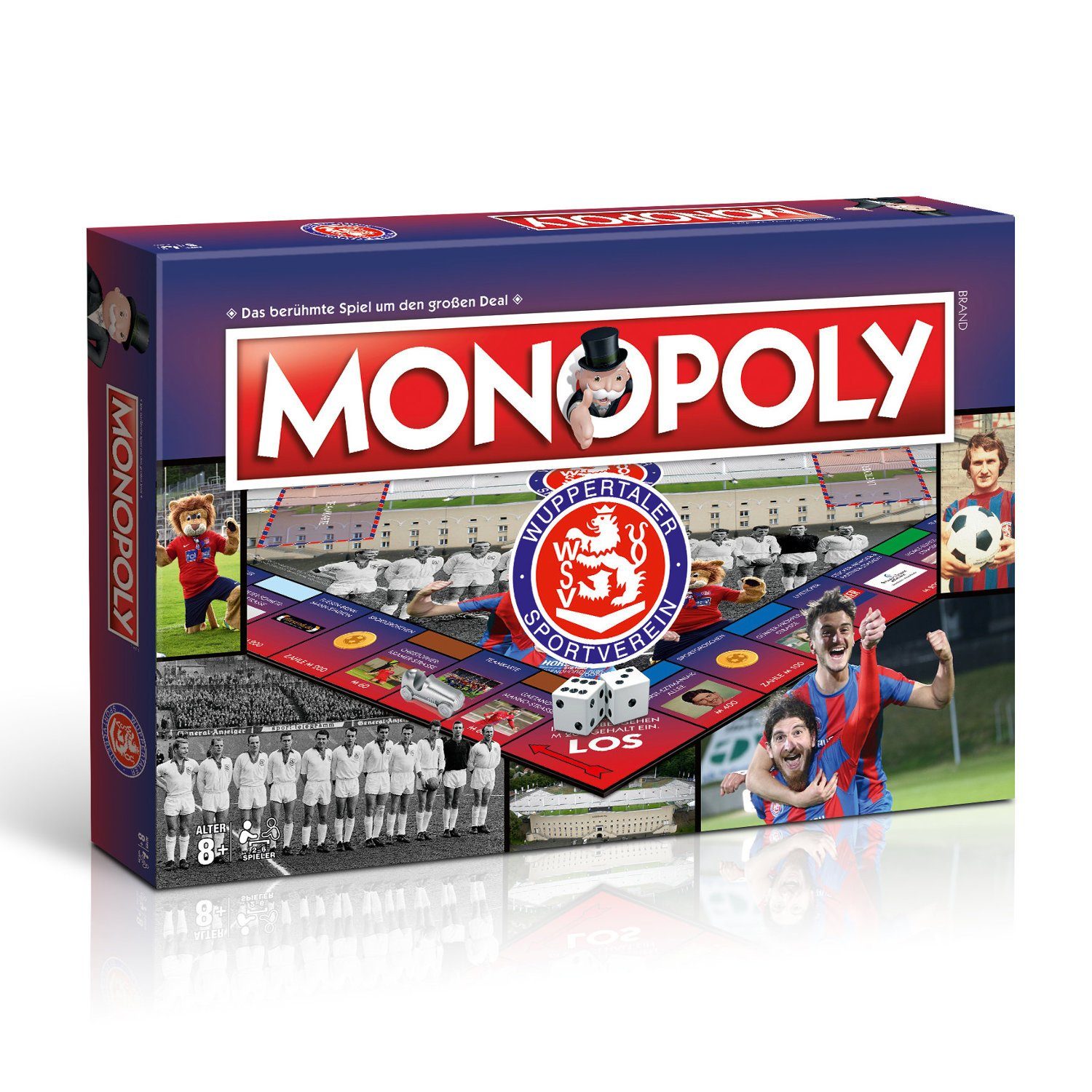 Winning Moves Spiel, Brettspiel Monopoly Wuppertaler SV
