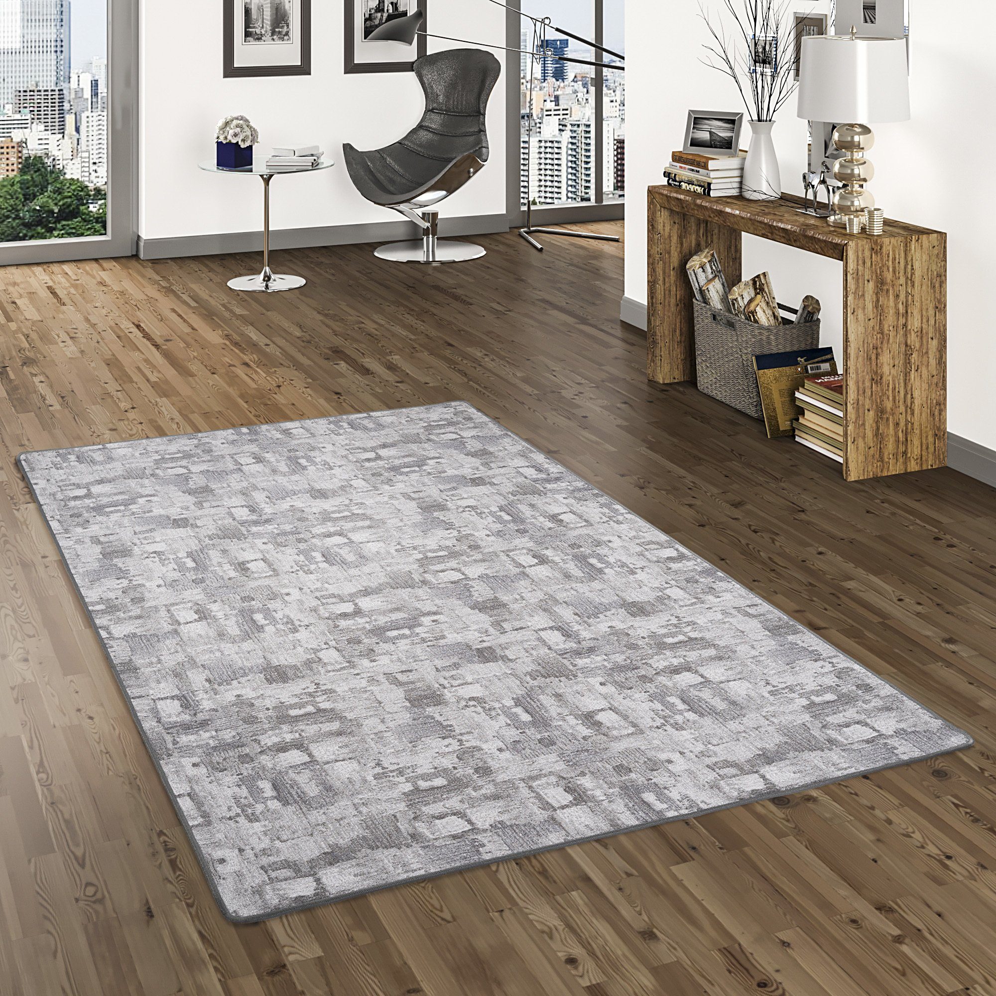 Snapstyle Designteppich Feinschlingen Velour Teppich Strong günstig online kaufen