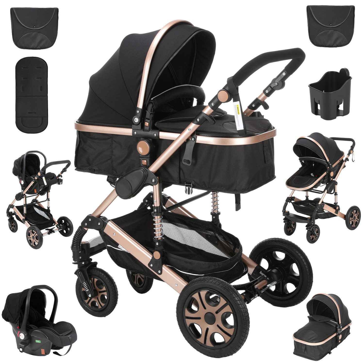 Oyajia 3in1 Kinderwagen