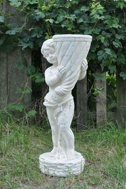 JVmoebel Skulptur Kübel Skulptur Figuren Antik Stil Statue Statuen Blumen XXL 70cm Neu