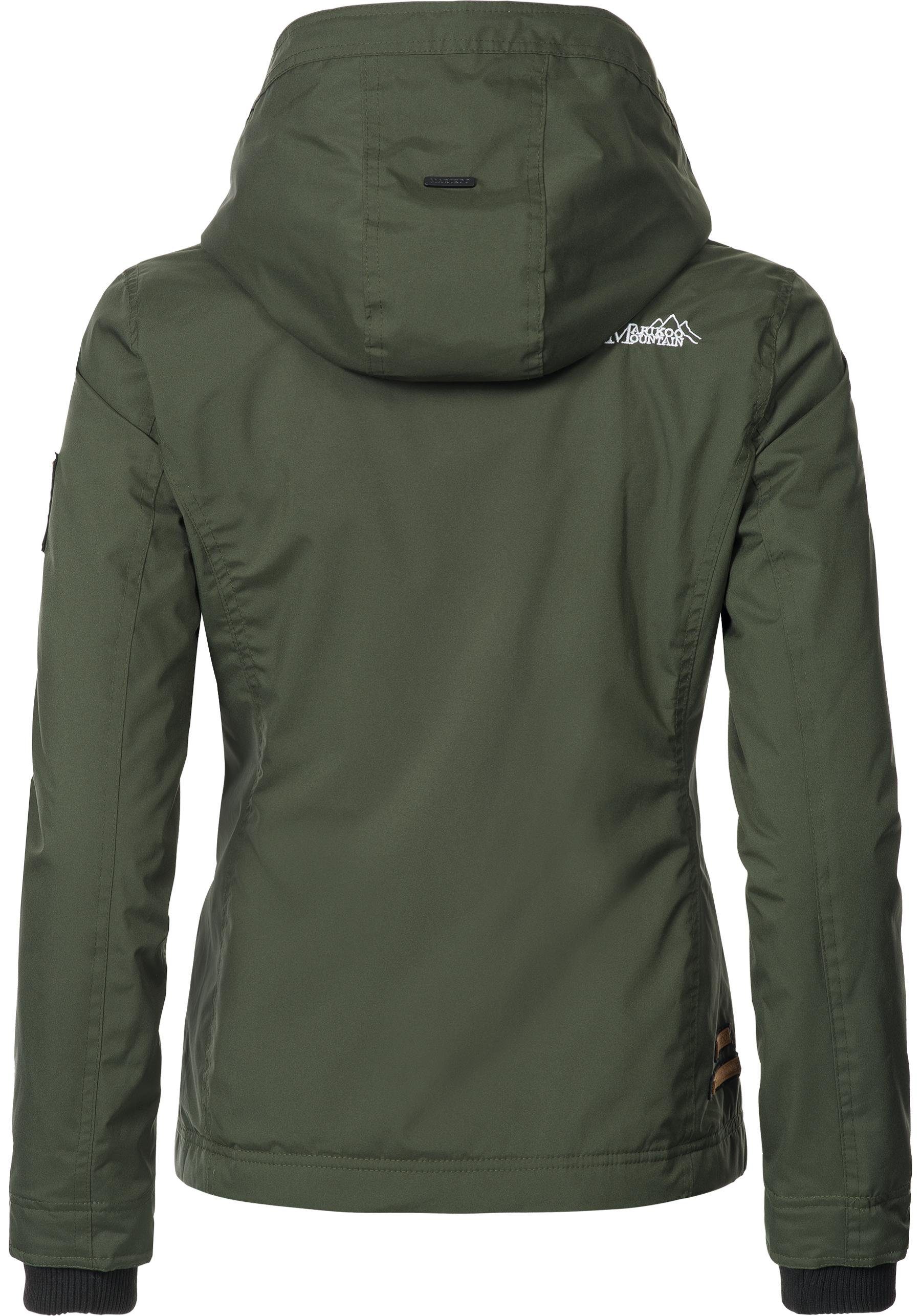 Marikoo Outdoorjacke Erdbeere sportliche Funktionsjacke mit Kapuze – Bild 3 von 4