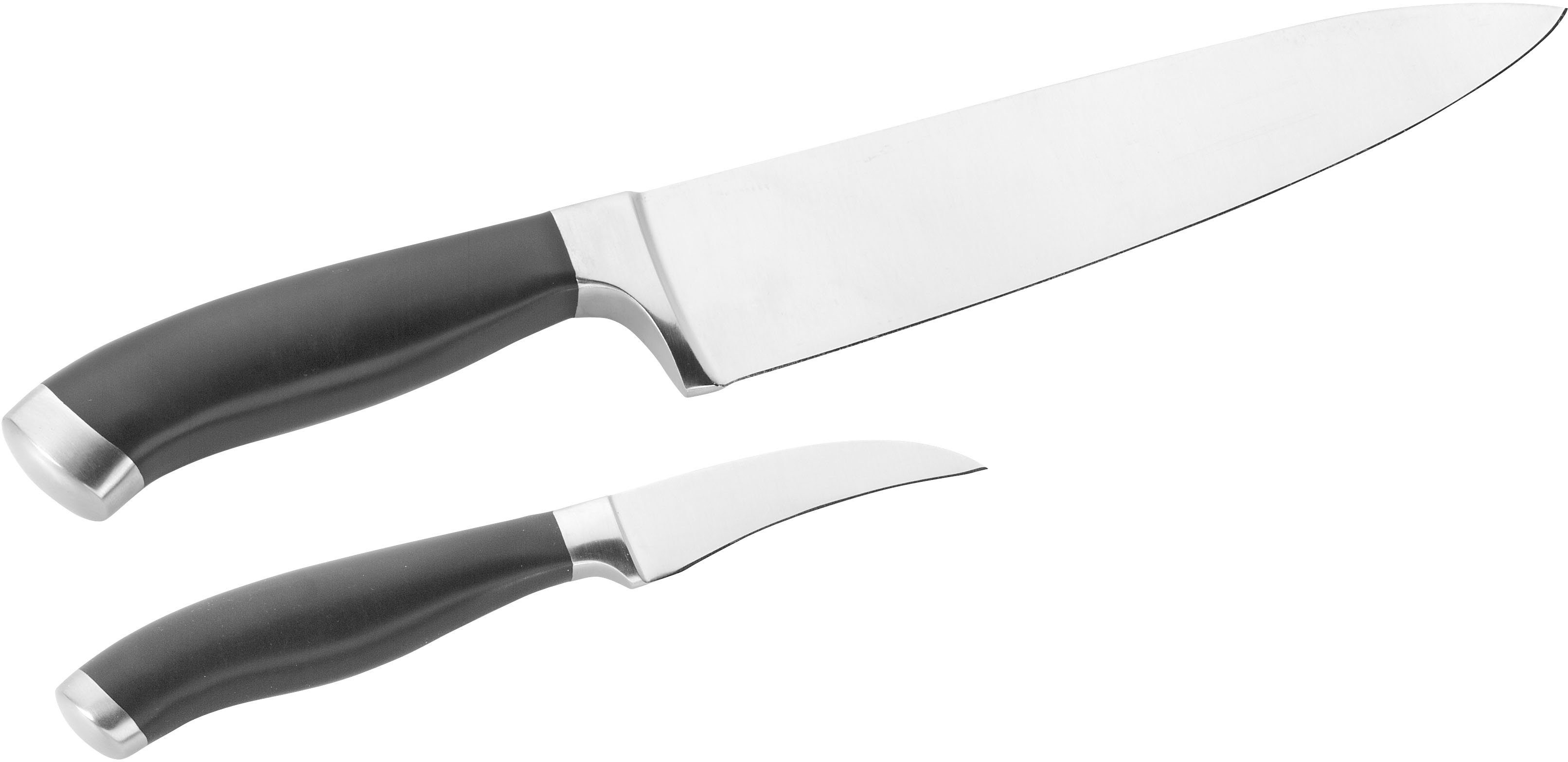 PINTINOX Messer-Set Coltelli Professional (Set, 2-tlg), (Küchenmesser 15 cm, Gemüsemesser 7,5 cm), Edelstahl