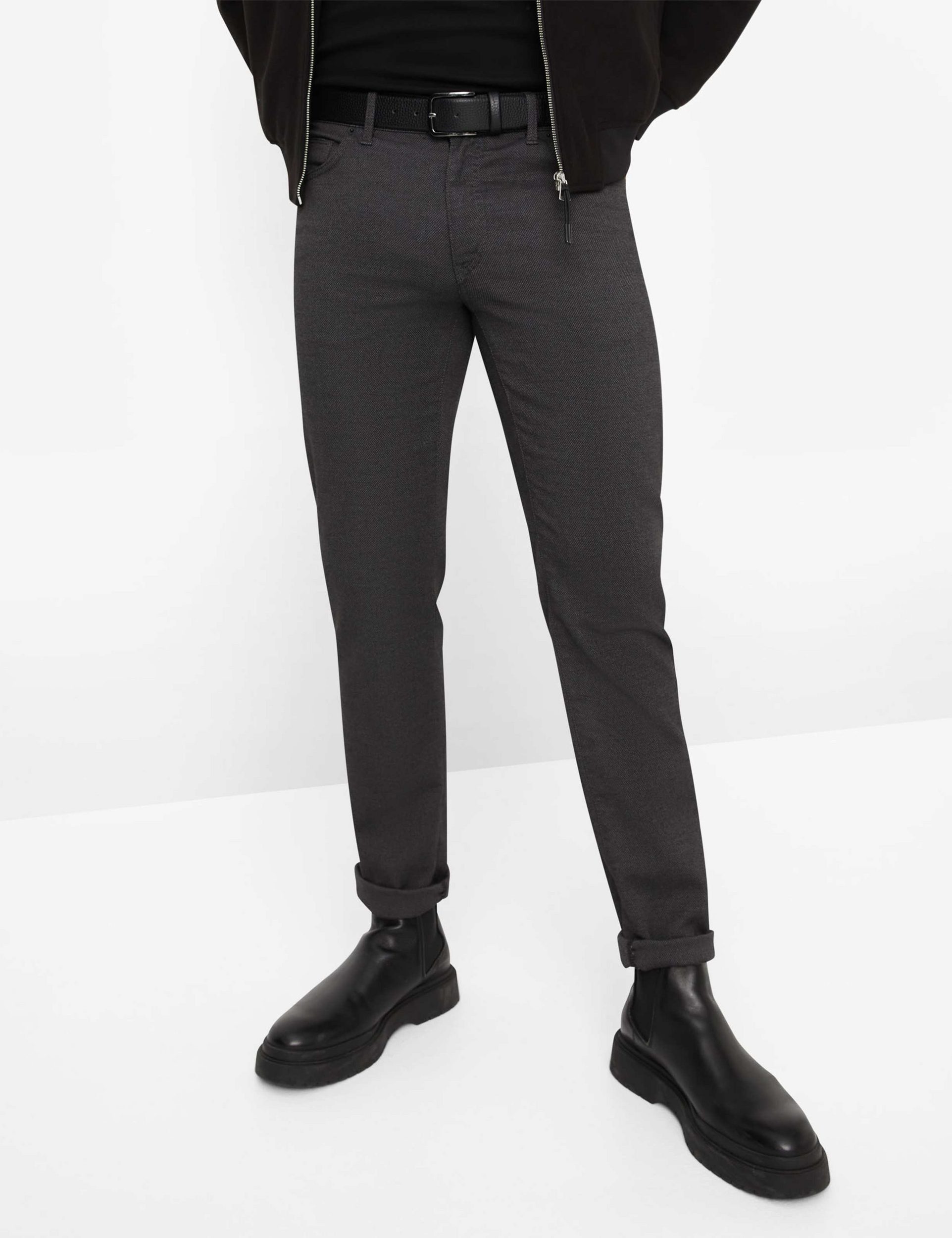 Brax 5-Pocket-Hose CADIZ Wool-Look aus softem günstig online kaufen