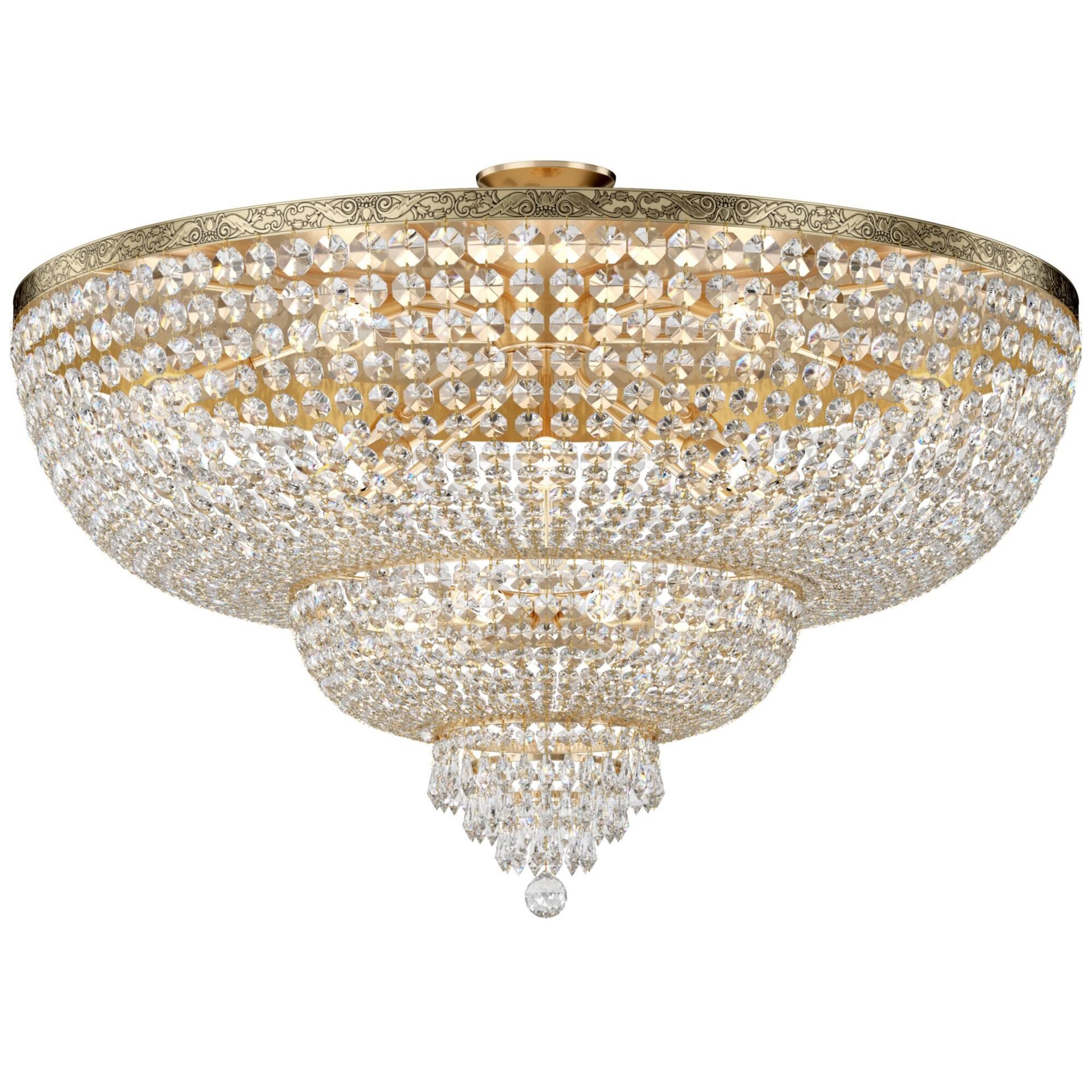 MAYTONI DECORATIVE LIGHTING Kronleuchter Palace 1 100x62.5x100 cm, ohne Leuchtmittel, hochwertige Design Lampe & dekoratives Raumobjekt