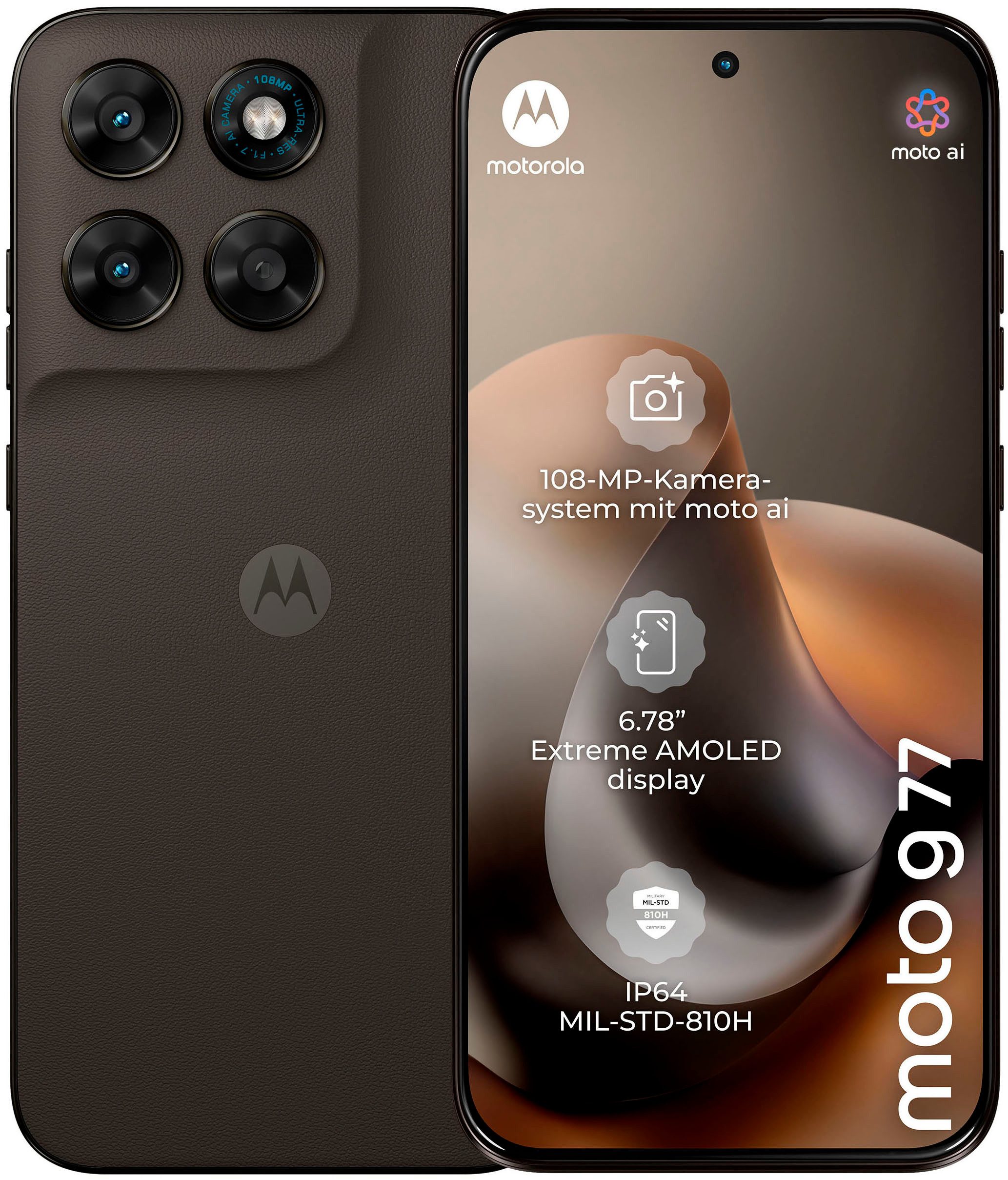 Motorola moto g77 256GB Smartphone (17,22 cm/6,78 Zoll, 256 GB Speicherplatz, 108 MP Kamera)