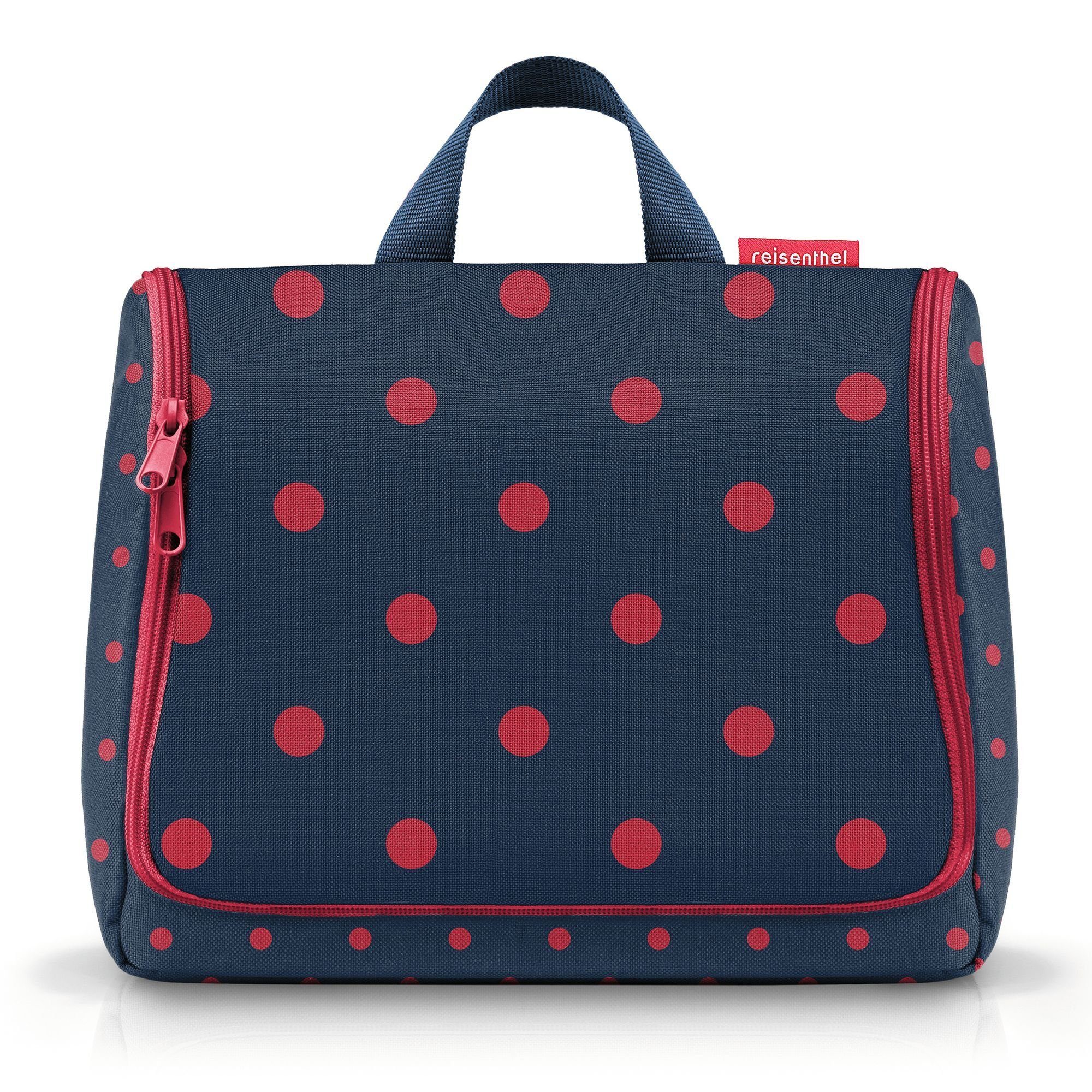 REISENTHEL® Kulturbeutel, Polyester mixed dots red