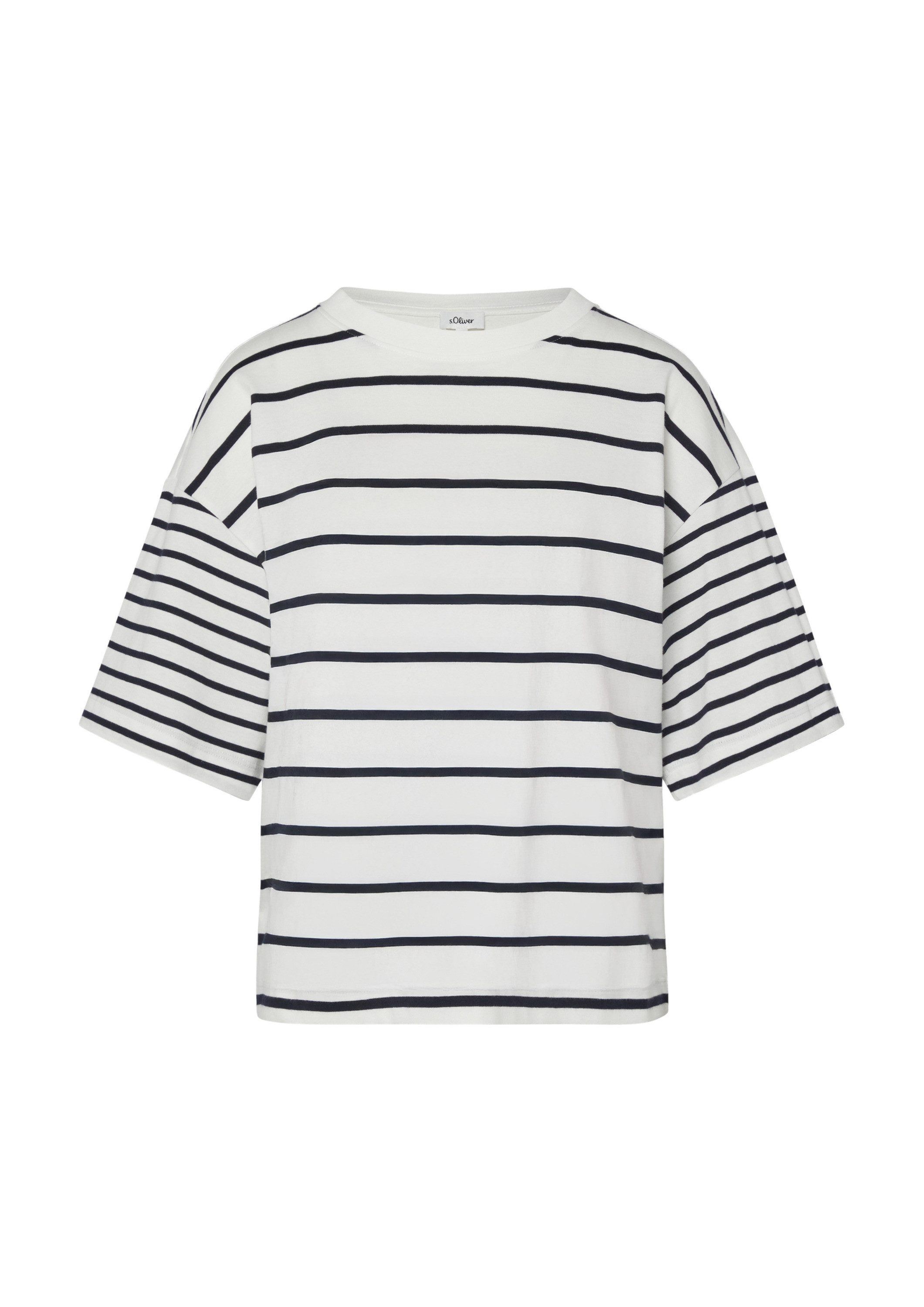 s.Oliver Kurzarmshirt T-Shirt T-Shirt aus Baumwoll-Jersey im Relaxed Fit günstig online kaufen