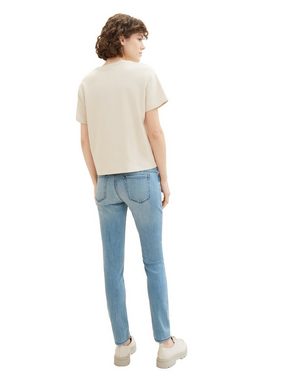 TOM TAILOR 5-Pocket-Jeans Tapered Relaxed mit Kordel am Bund