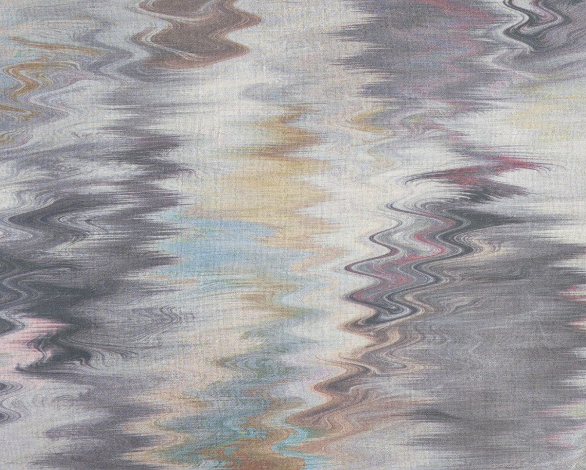 styleBREAKER Loop Loop Schal mit Aquarell Wellenmuster, (1-St)