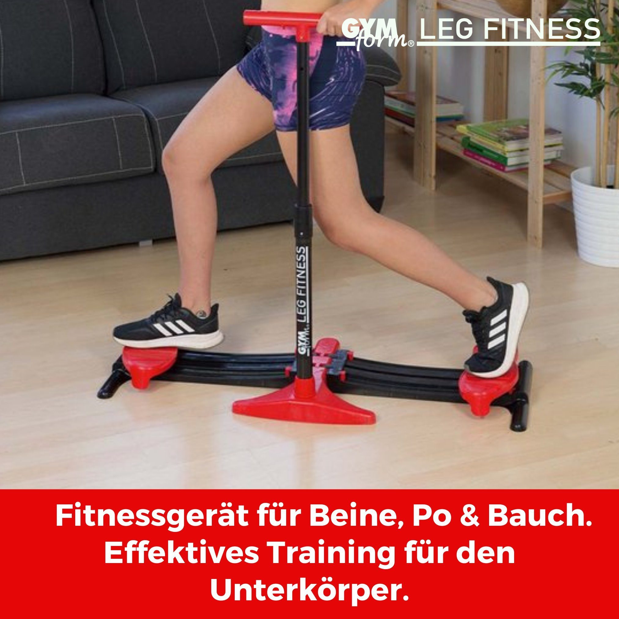 Gymform® Multitrainer zuhause Bauch, Trainer Po Leg Beckenbodentrainer, & Fitness für - klappbar für Beine