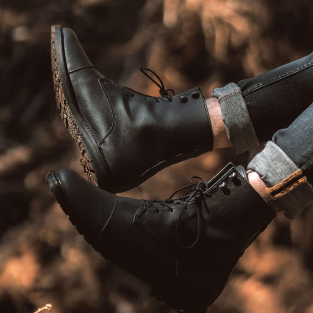 SORBAS '94 gefütterte Work Boots aus Leder Schnürboots