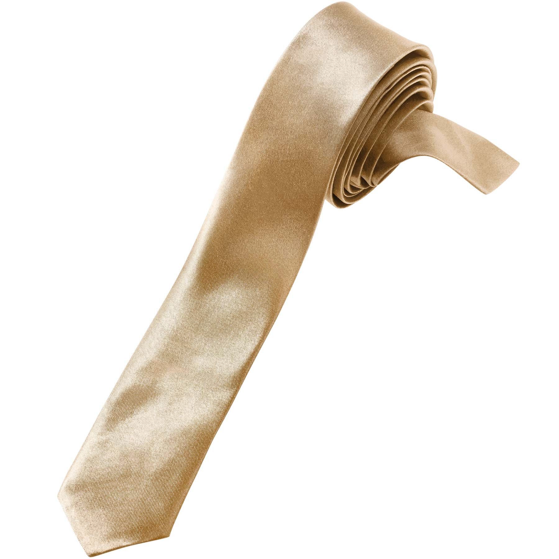 dressforfun Kostüm Faschingskleidung, auch Maskeradenverkleidung, in der Farbe gold, Unisex-Krawatte, Einheitsgröße, Glänzender Satinstoff, Ca. 145 cm