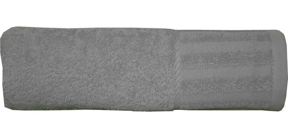 Seestern Handtücher Handtuch uni anthrazit 50 x 100 cm